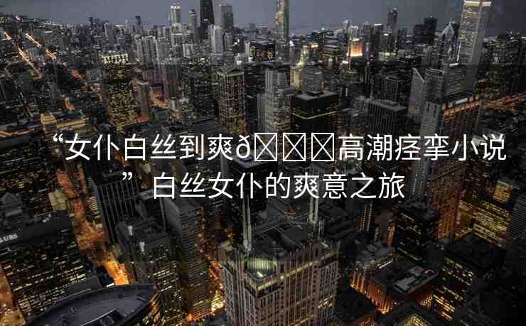 “女仆白絲到爽??高潮痙攣小說”白絲女仆的爽意之旅