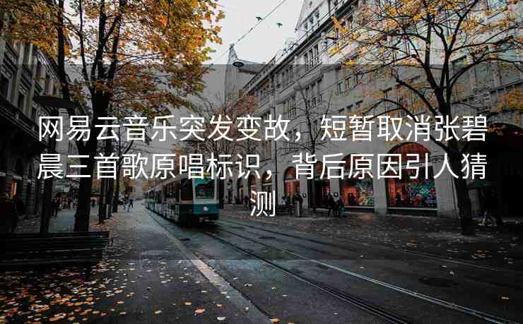 網(wǎng)易云音樂突發(fā)變故，短暫取消張碧晨三首歌原唱標(biāo)識，背后原因引人猜測